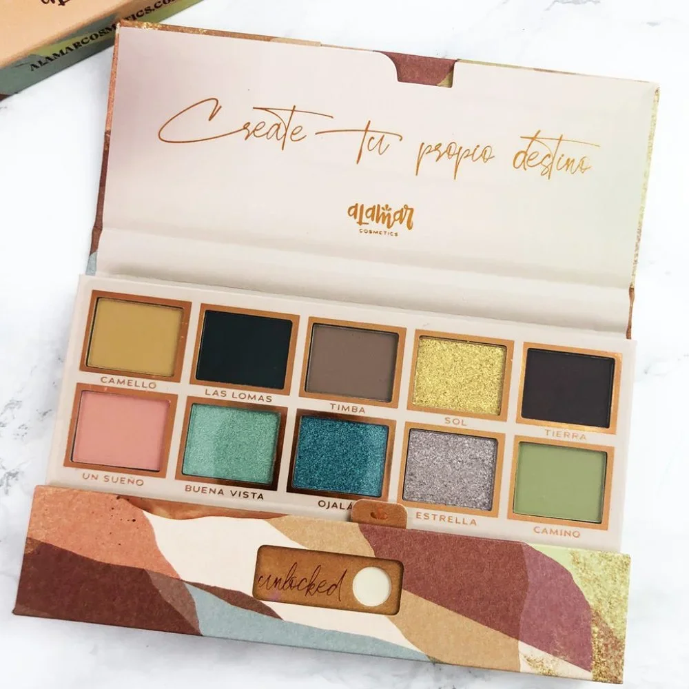 NIB Destino Eyeshadow Palette - Alamar Cosmetics